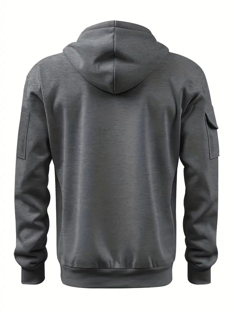 LUCA | CASUAL FLEECE HOODED SWEATSHIRT - Echelon Lifestyle