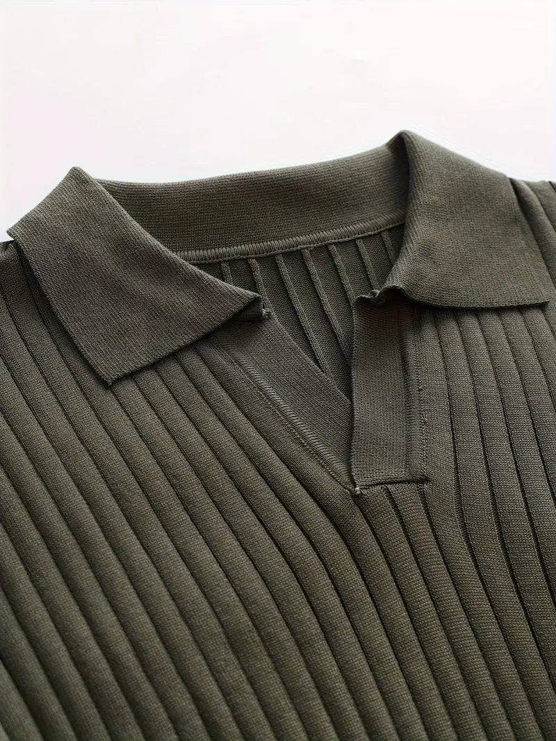 Sogno: Muscle Fit Knit Sweater - Echelon Lifestyle