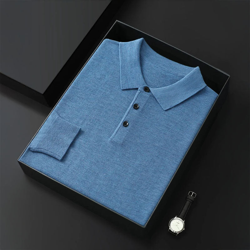 JULIAN | 100% MERINO WOOL POLO - Echelon Lifestyle