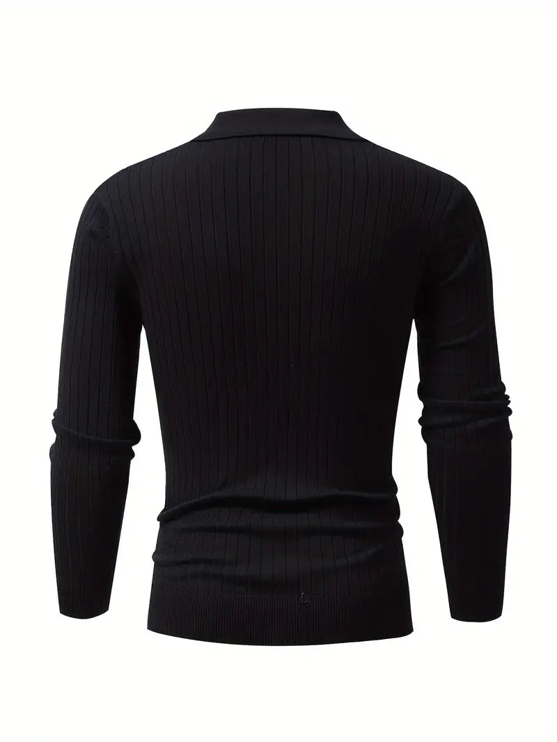 Sogno: Muscle Fit Knit Sweater - Echelon Lifestyle