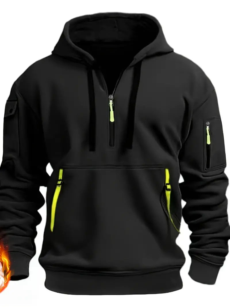 LUCA | CASUAL FLEECE HOODED SWEATSHIRT - Echelon Lifestyle