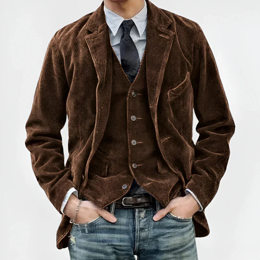 VINCENT | VINTAGE JACKET & WAISTCOAT - Echelon Lifestyle