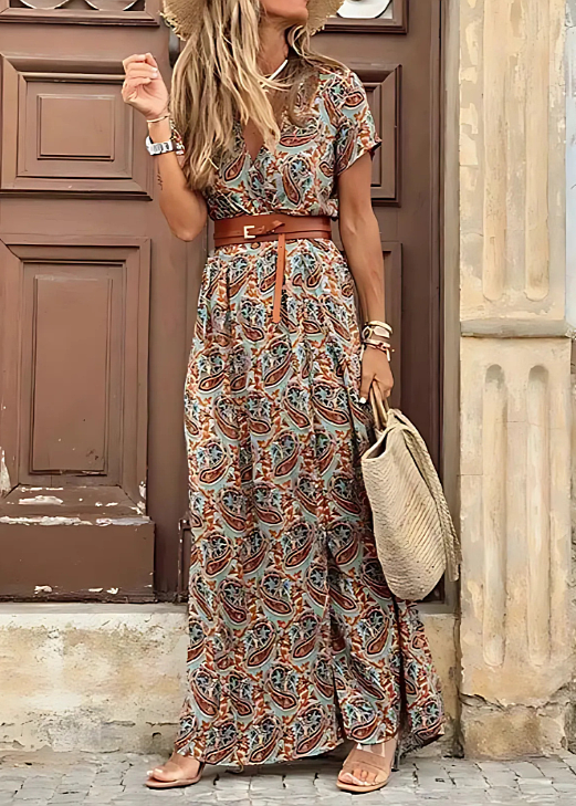 Sybella – Viegls boho maxi kleita