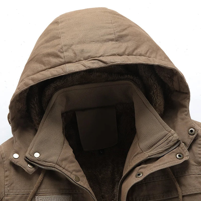 Ikdējoša kokvilnas ziemas jaka