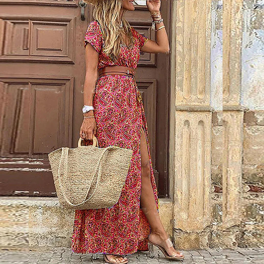 Sybella – Viegls boho maxi kleita
