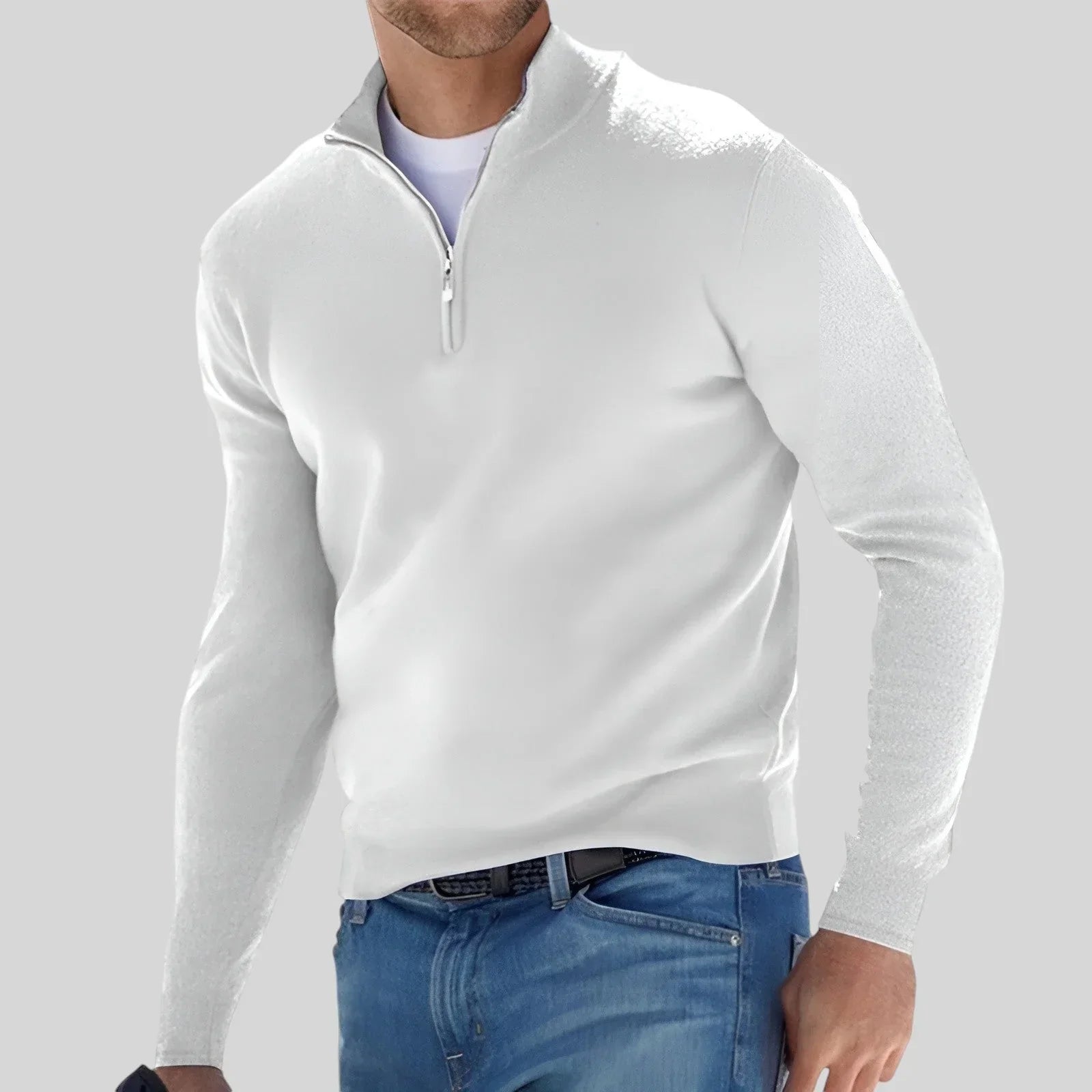 JULIAN | PREMIUM ZIP SWEATER - Echelon Lifestyle