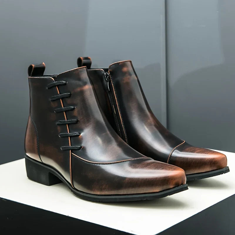 Samuel Thatcher Leather Dress Boots - Echelon Lifestyle