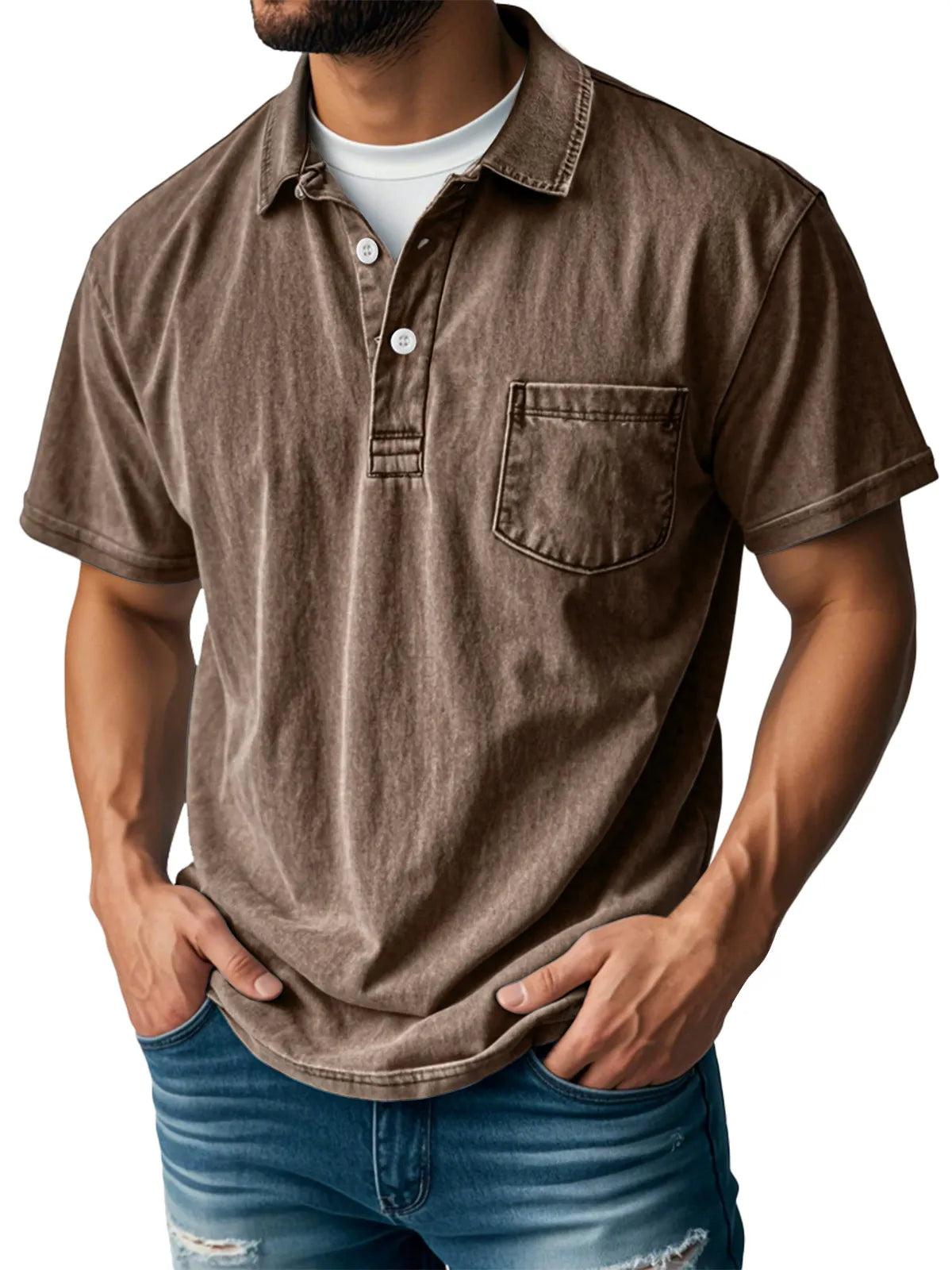 ETHAN | VINTAGE POLO - Echelon Lifestyle