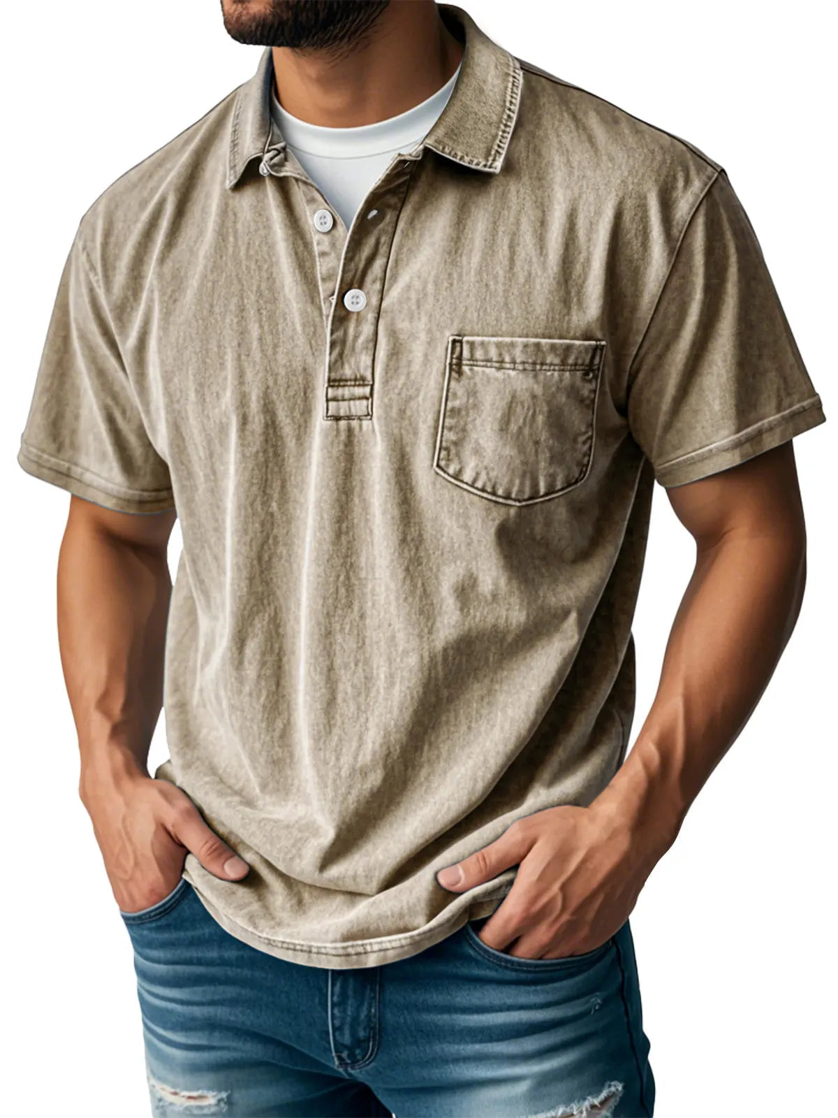 ETHAN | VINTAGE POLO - Echelon Lifestyle
