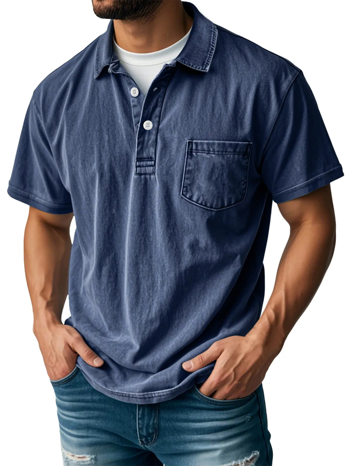 ETHAN | VINTAGE POLO - Echelon Lifestyle
