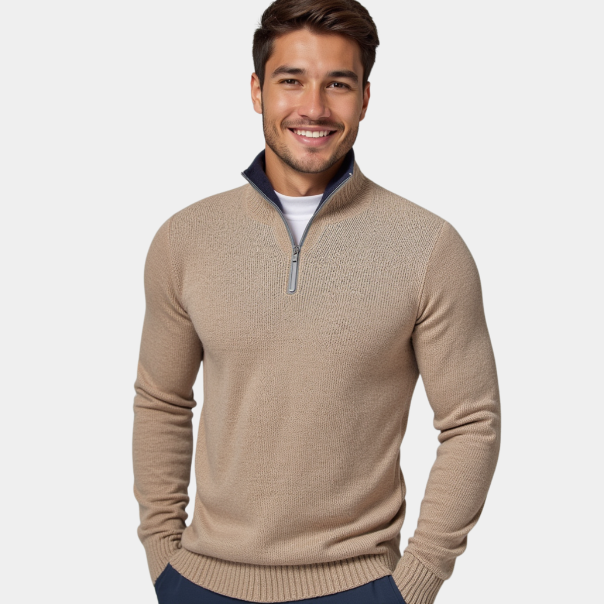 JULIAN | PREMIUM ZIP SWEATER - Echelon Lifestyle