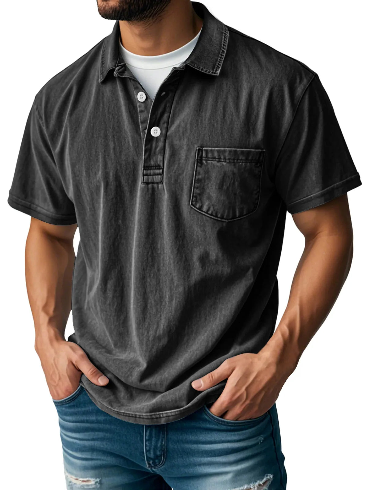 ETHAN | VINTAGE POLO - Echelon Lifestyle