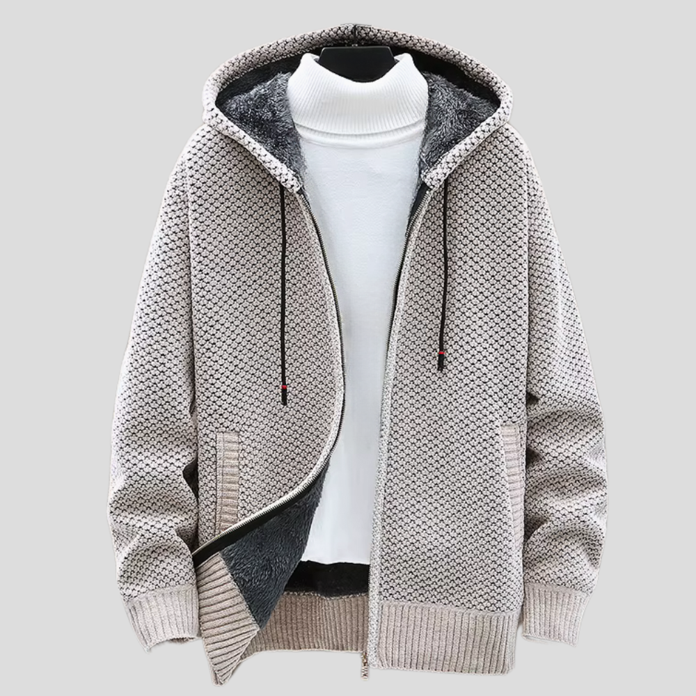 Oslo Knit Hoodie - Echelon Lifestyle