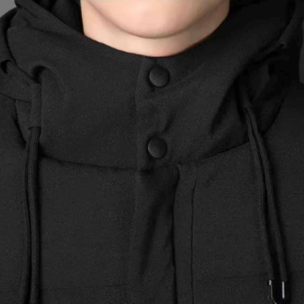 Elegants garais vīriešu mētelis