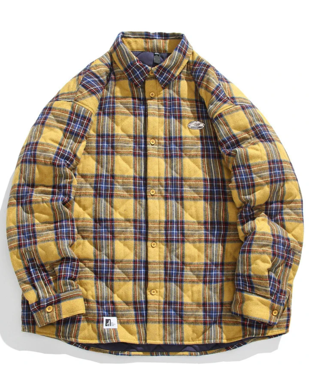 Vintage kokvilnas pufīgā jaka