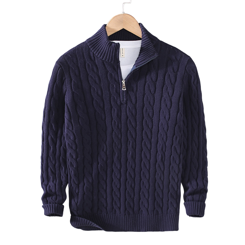 FABIO | LUXURY ZIP-UP SWEATER - Echelon Lifestyle