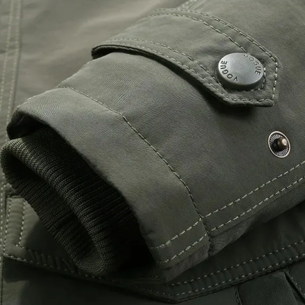 Eleganta polsterēta ziemas jaka