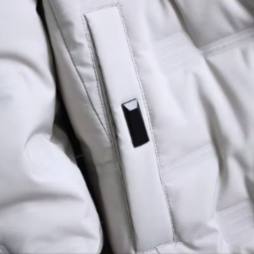 Eleganta vīriešu pūkainā jaka