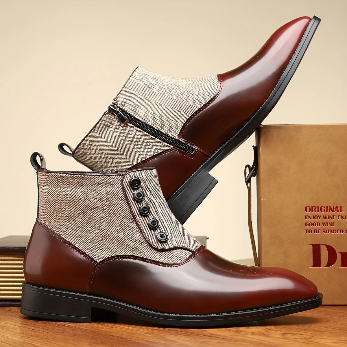 Gerald Wentworth Chelsea Leather Boots - Echelon Lifestyle