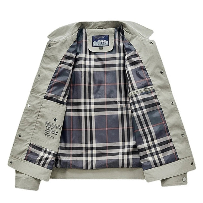 Giacca Utility Foderata in Tartan delle Highlands - Echelon Lifestyle
