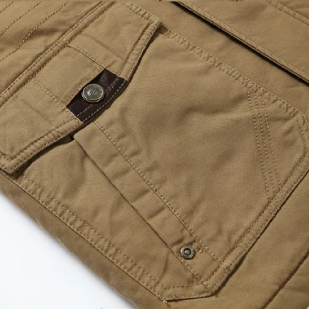 Eleganta kokvilnas pildīta ziemas jaka