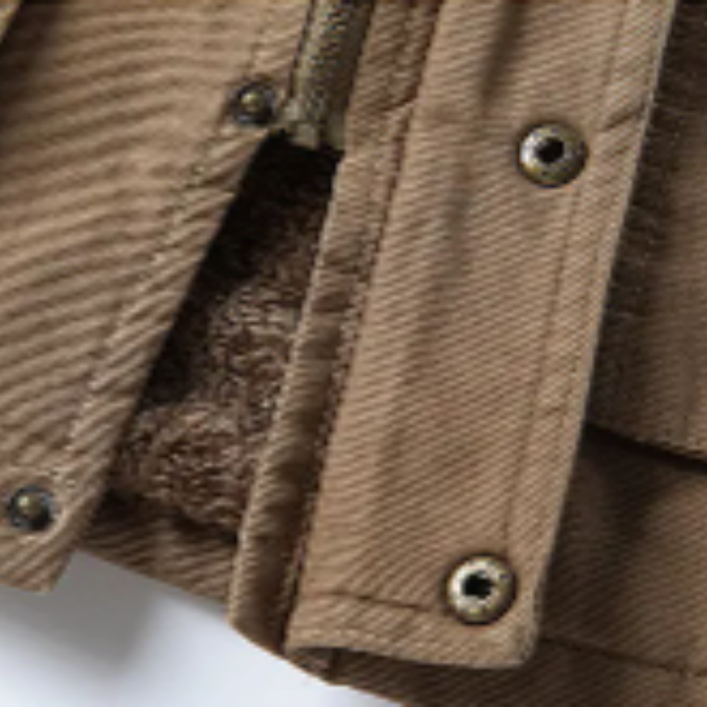 Eleganta vēja necaurlaidīga ziemas jaka