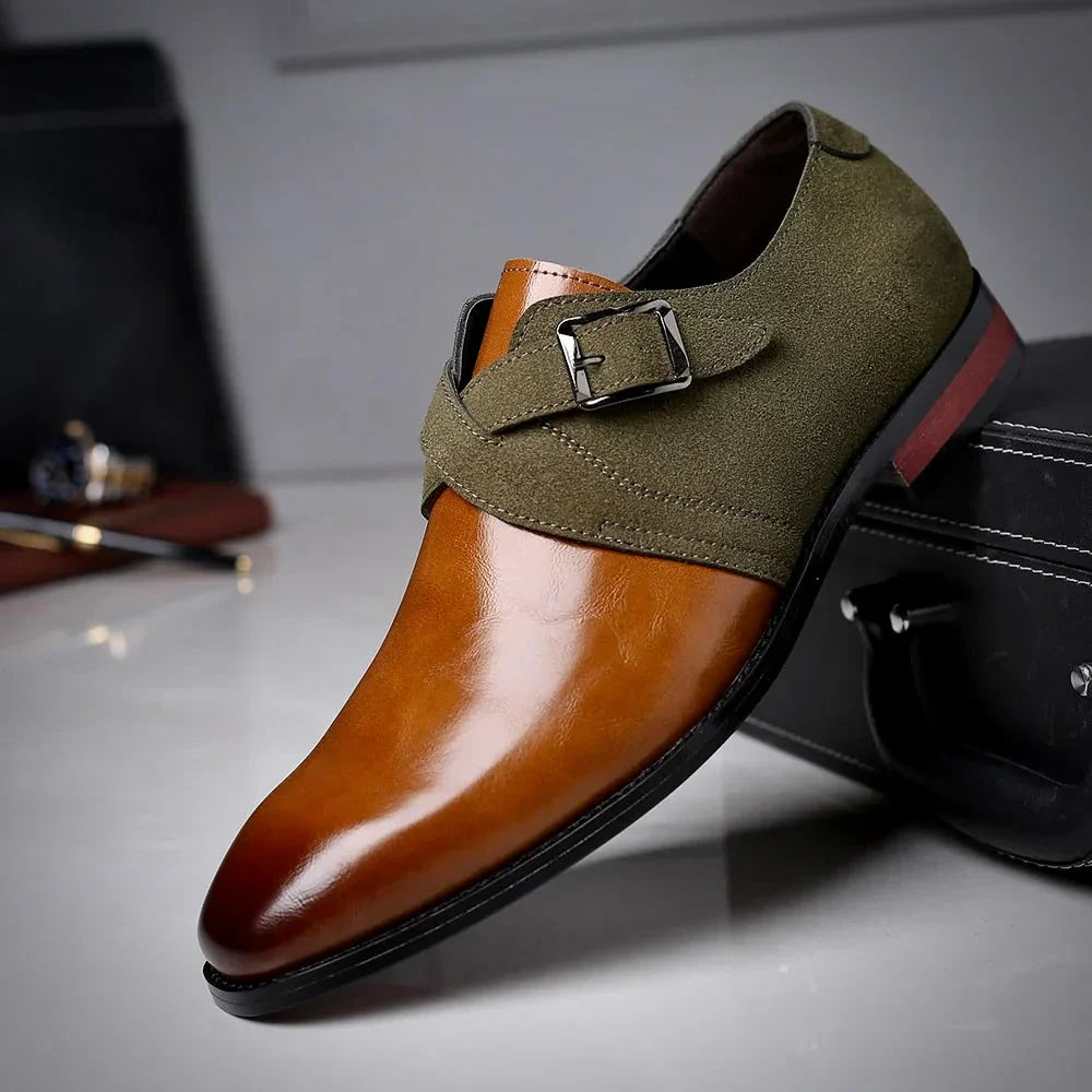 Luca Mancini Leather Dress Shoes - Echelon Lifestyle