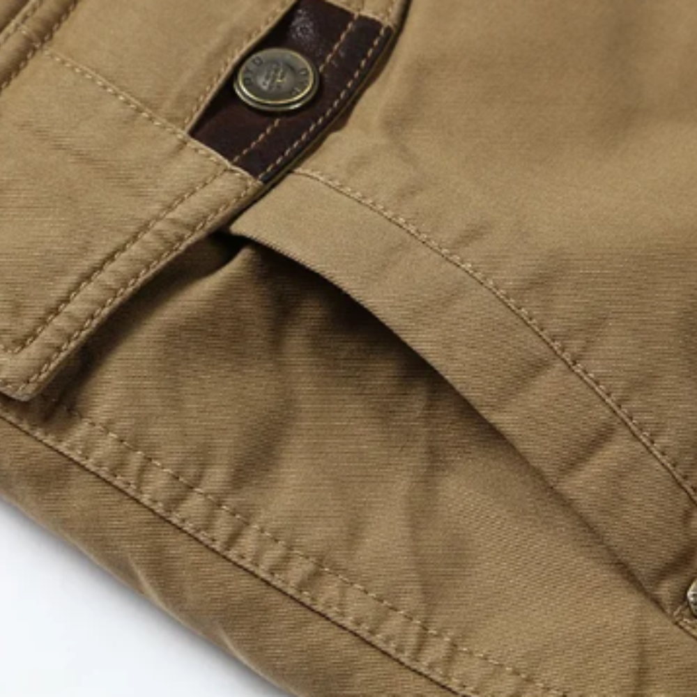 Eleganta kokvilnas pildīta ziemas jaka