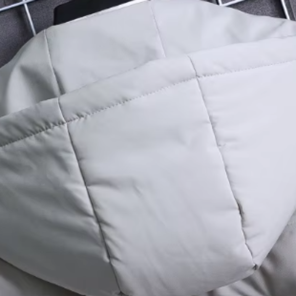 Eleganta vīriešu pūkainā jaka