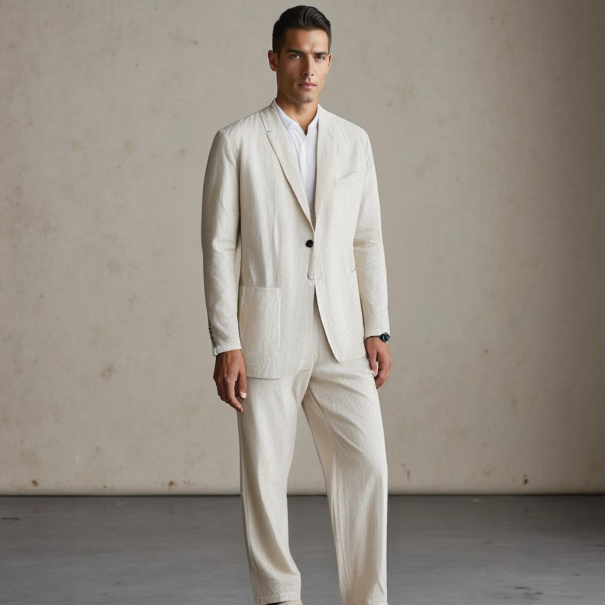 JULIAN | ELEGANT LINEN SUIT - Echelon Lifestyle