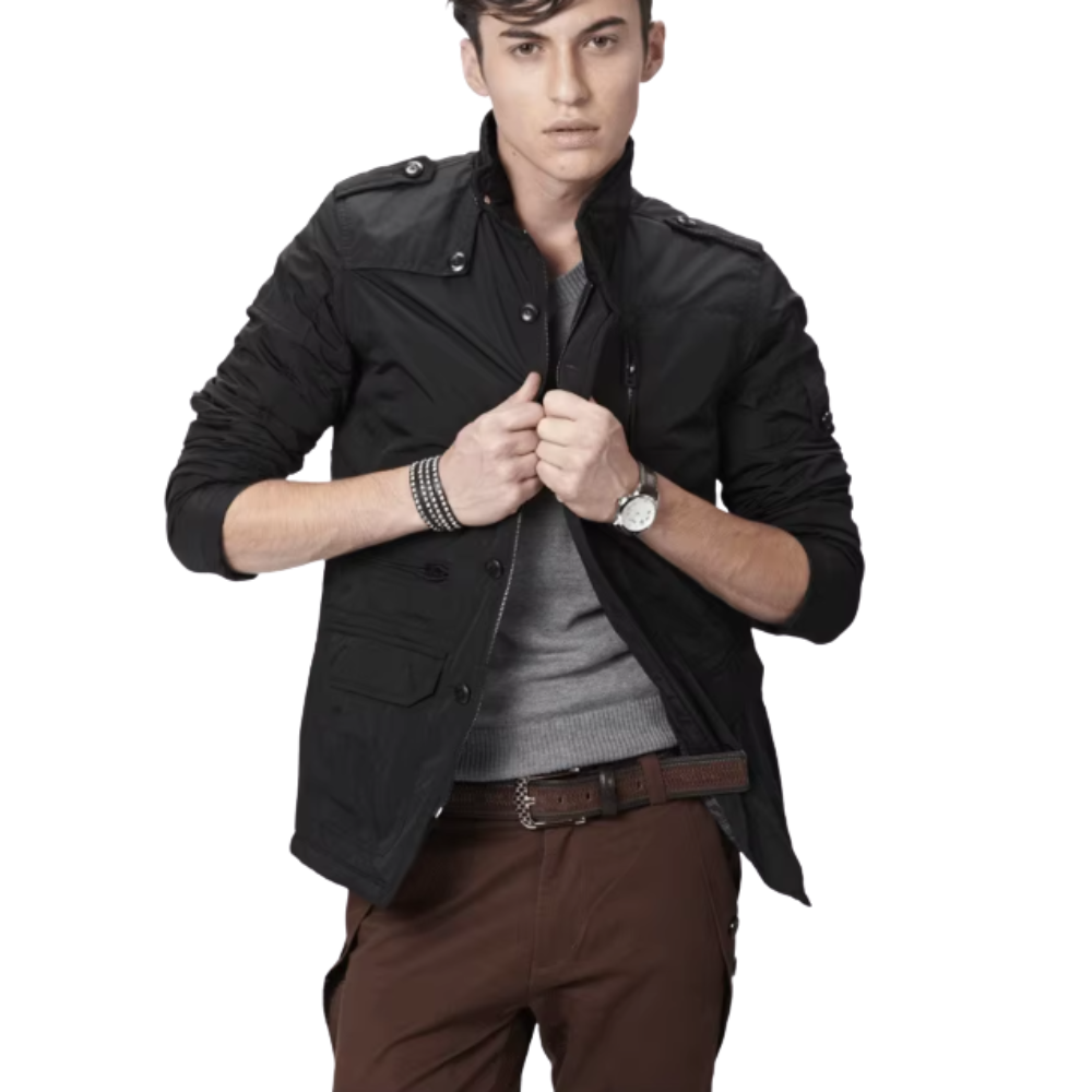 Elegants vēja necaurlaidīgs jaka