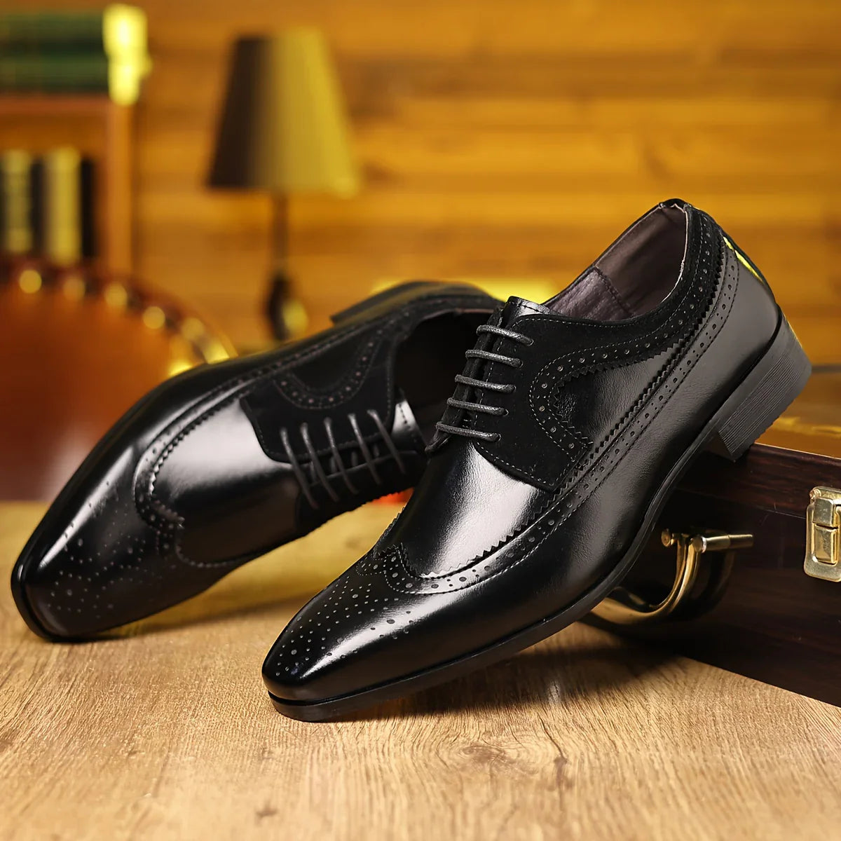 Alexander Prescott Leather Dress Shoes - Echelon Lifestyle