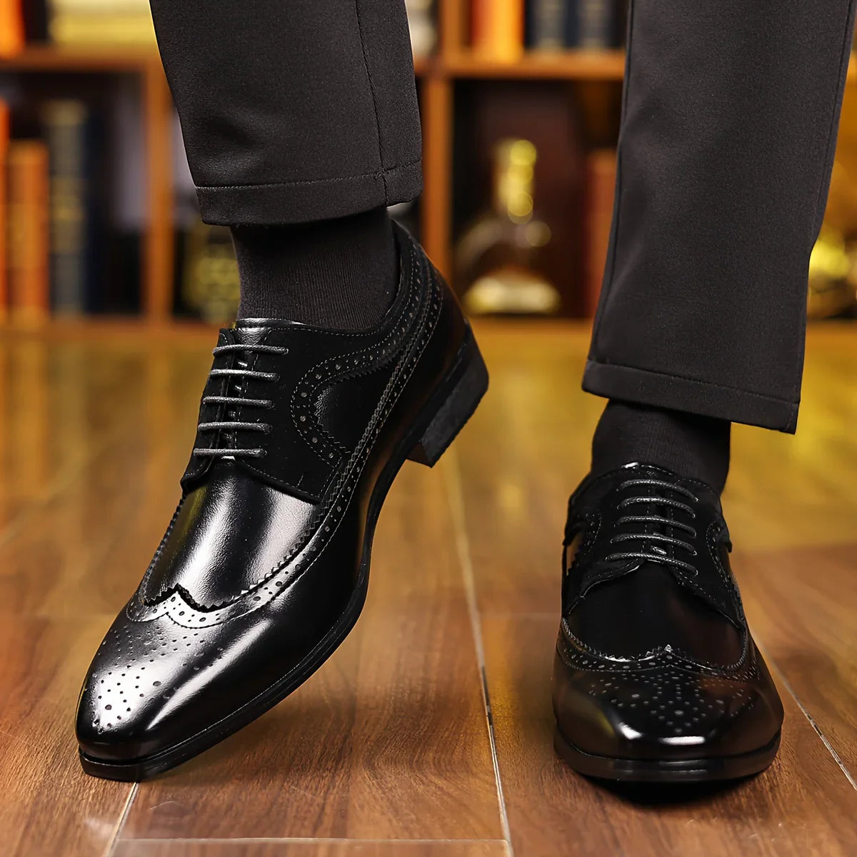 Alexander Prescott Leather Dress Shoes - Echelon Lifestyle