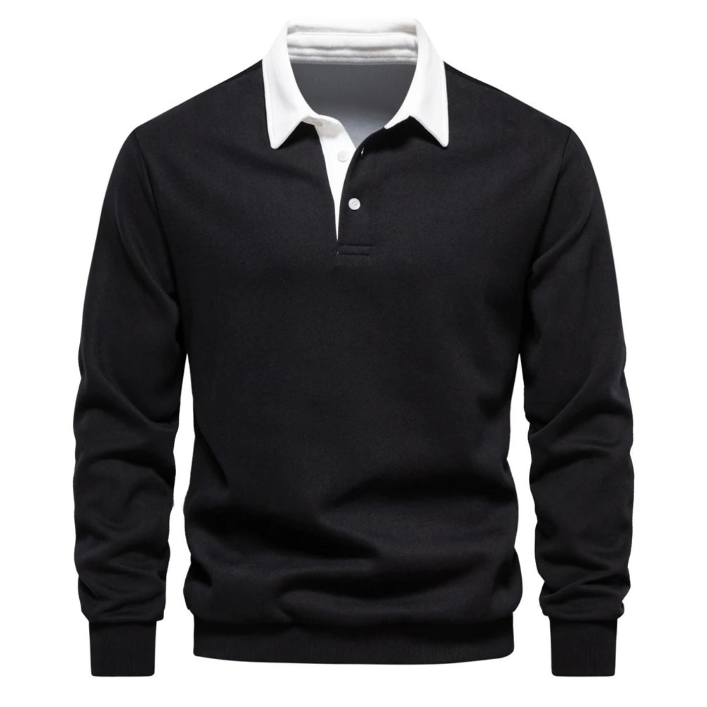 GIANMARCO | LONG-SLEEVE POLO - Echelon Lifestyle
