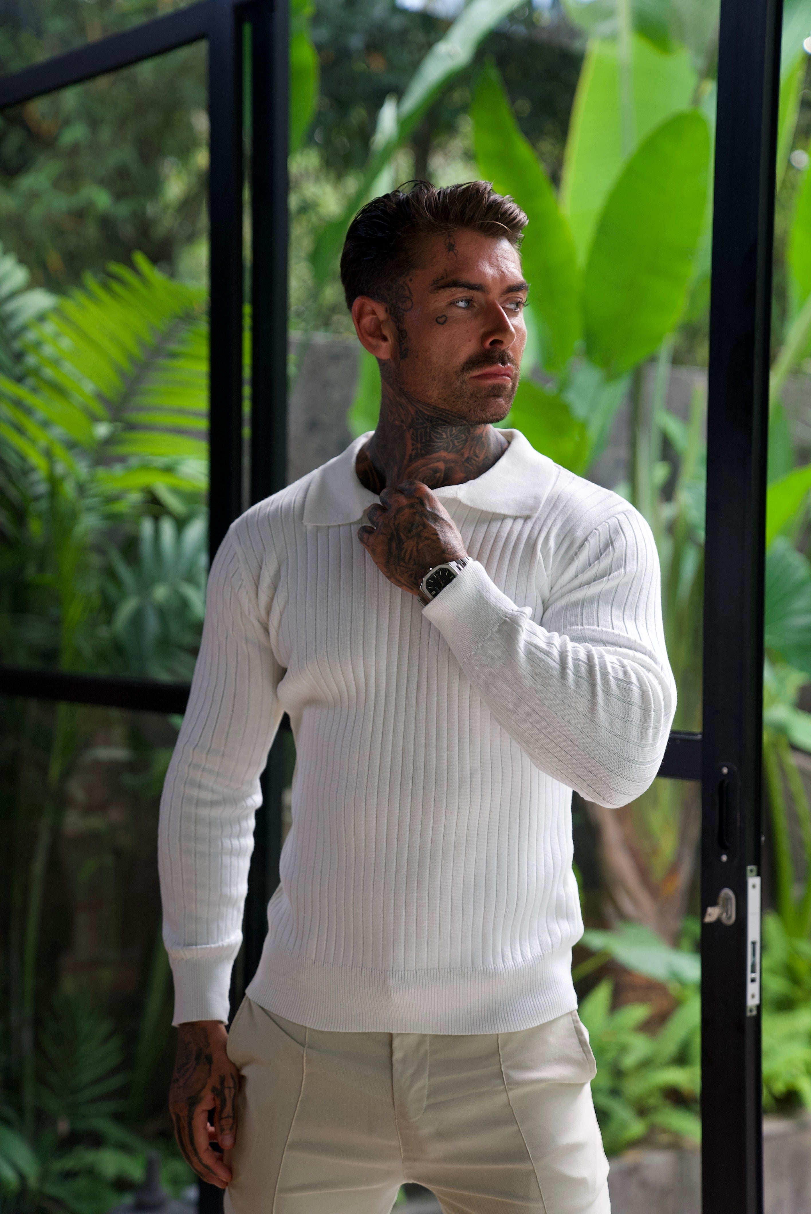 Sogno: Muscle Fit Knit Sweater - Echelon Lifestyle