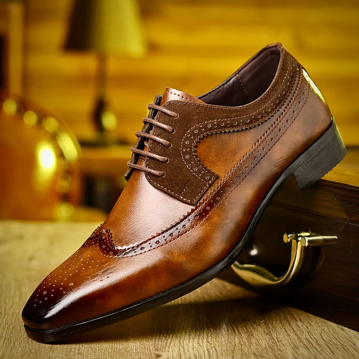 Alexander Prescott Leather Dress Shoes - Echelon Lifestyle