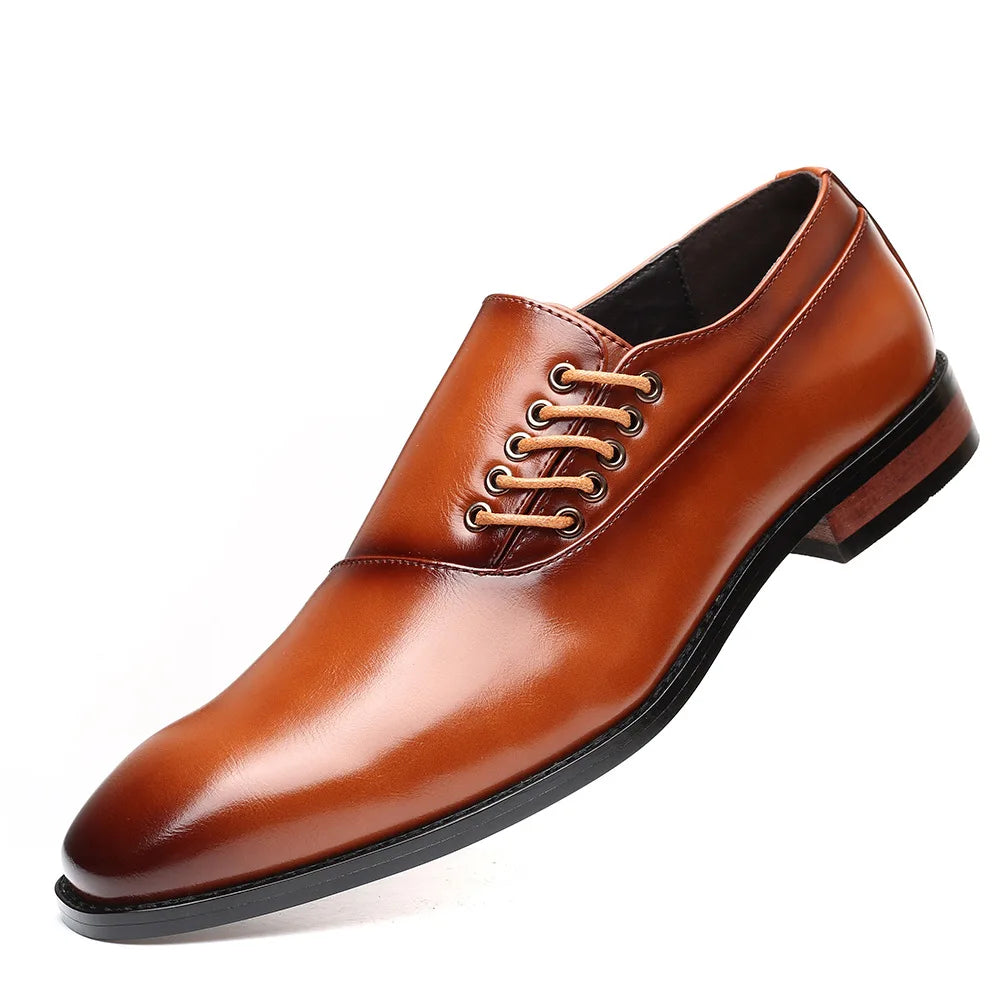 Bertolini Genuine Leather Oxford Shoes - Echelon Lifestyle