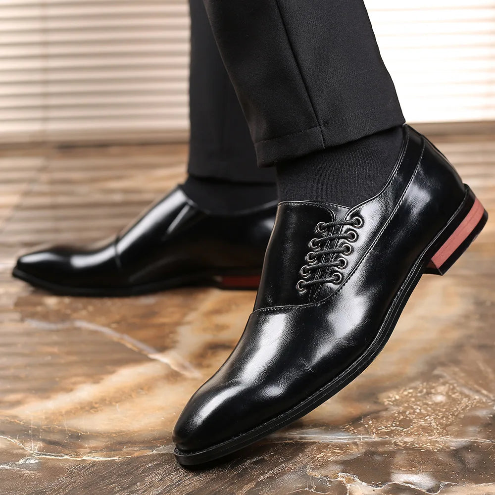 Bertolini Genuine Leather Oxford Shoes - Echelon Lifestyle