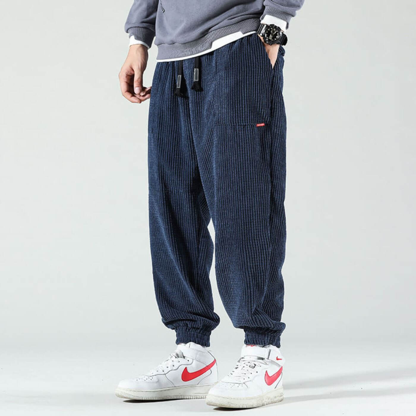 JASON | STYLISH CORDUROY JOGGERS - Echelon Lifestyle