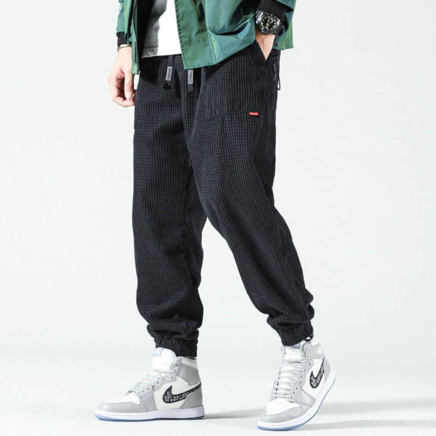 JASON | STYLISH CORDUROY JOGGERS - Echelon Lifestyle