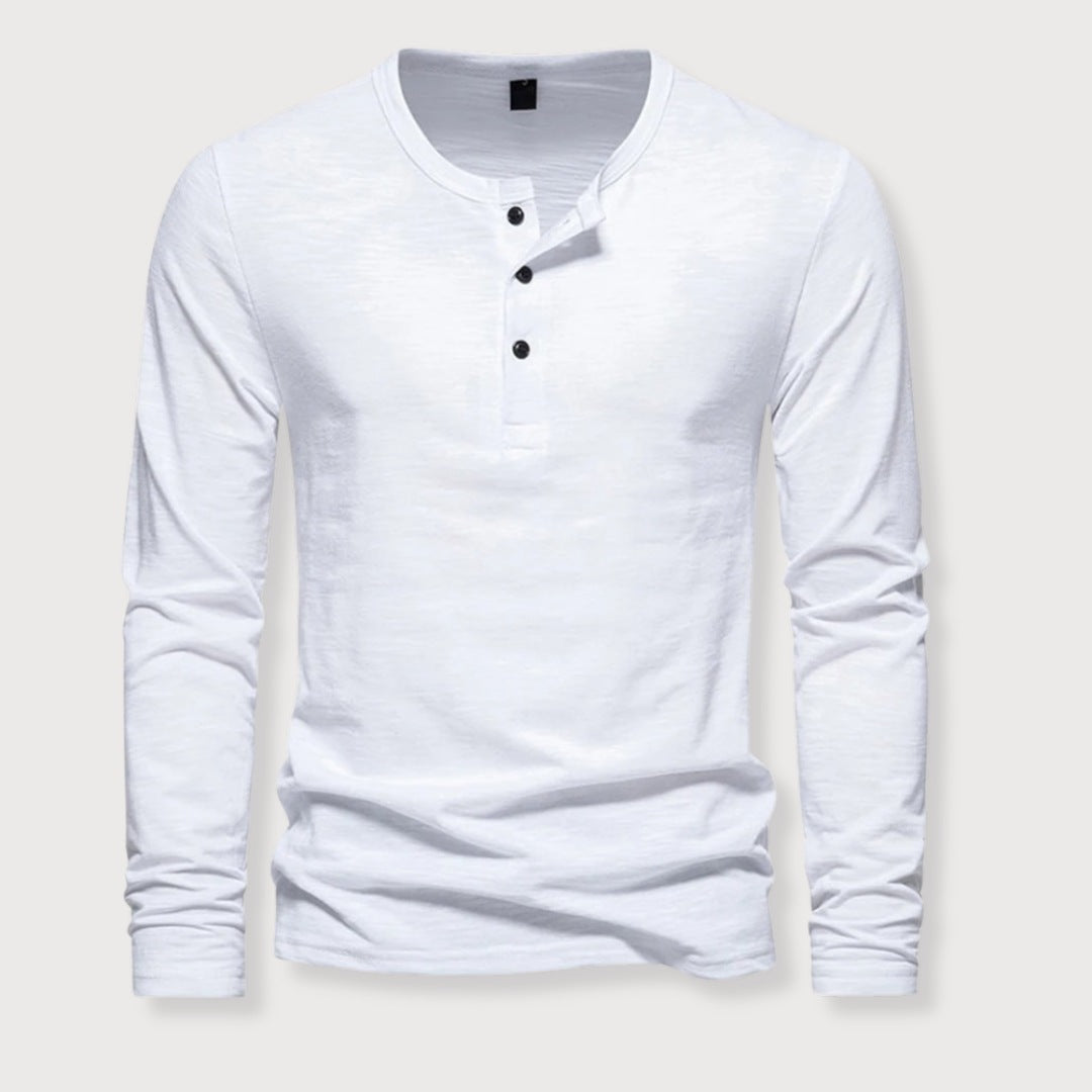 JAMES | HENLEY SHIRT - Echelon Lifestyle