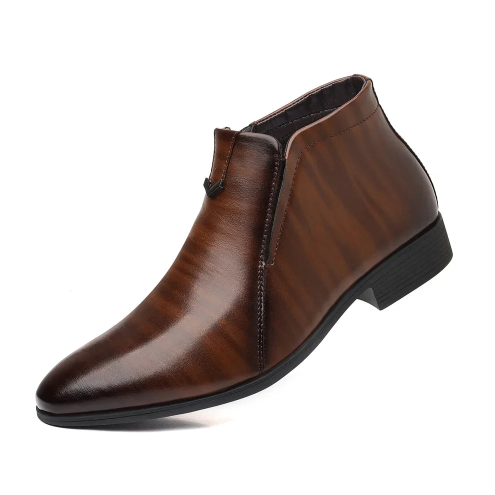 Oliver Prescott Luxe Retro Ankle Boots - Echelon Lifestyle