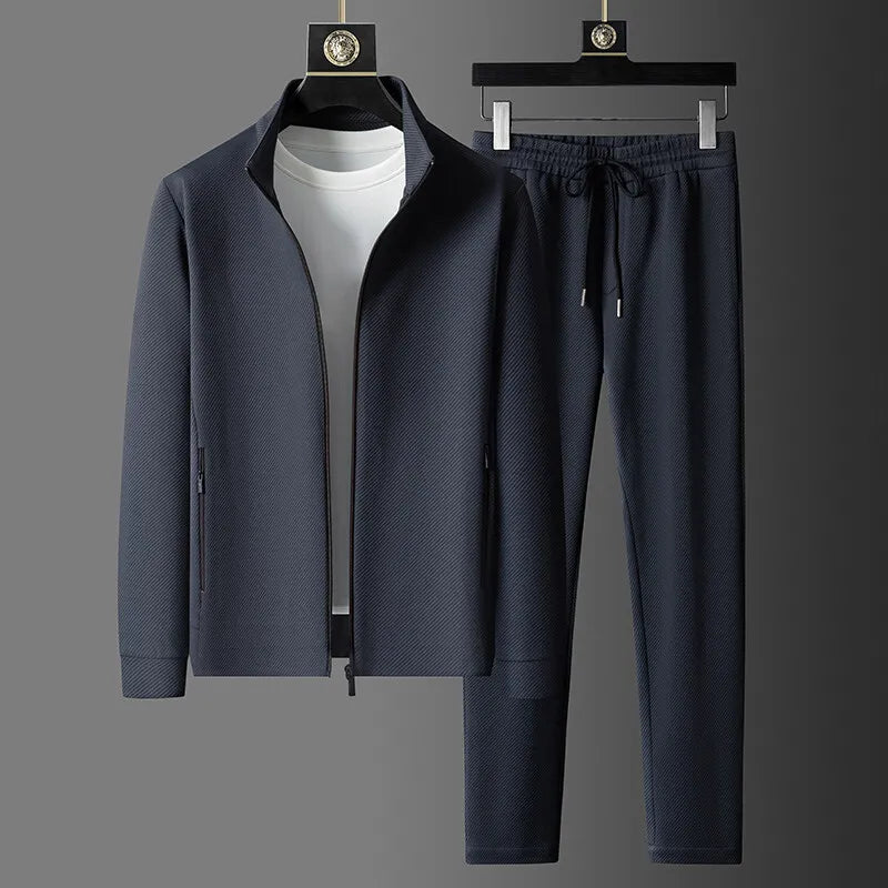Ethan™ - Men's Spring Fashion Jacket & Trousers Set - Echelon Lifestyle
