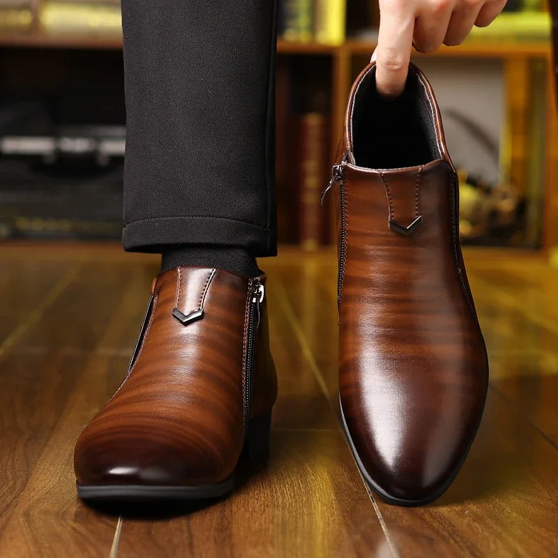 Oliver Prescott Luxe Retro Ankle Boots - Echelon Lifestyle