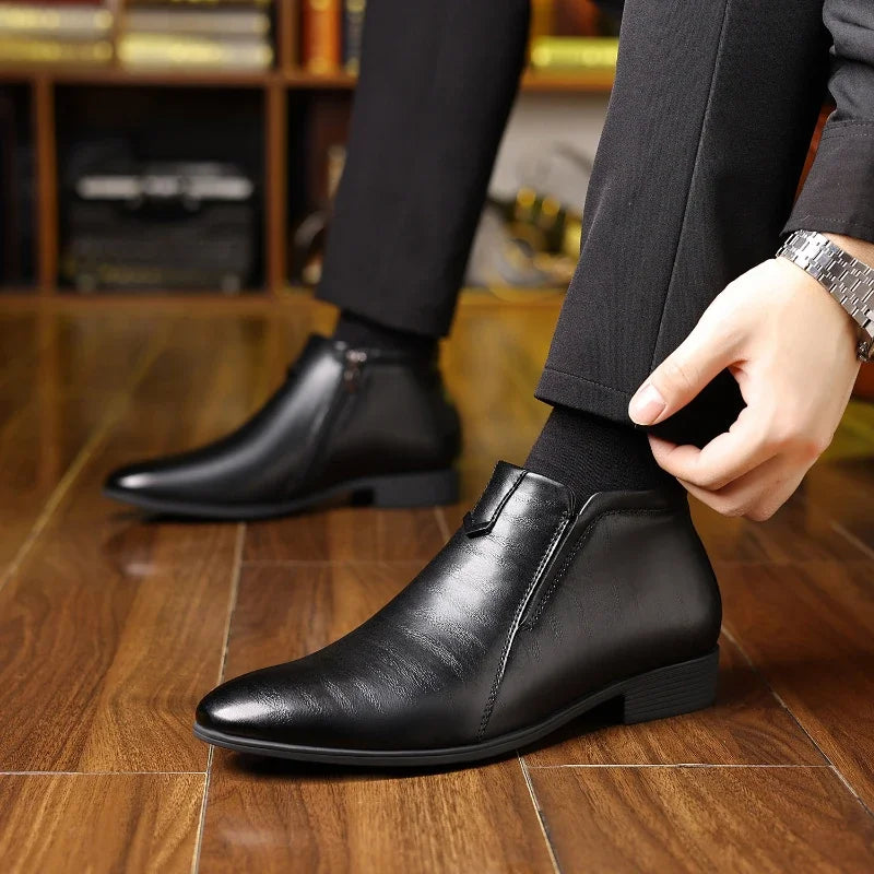 Oliver Prescott Luxe Retro Ankle Boots - Echelon Lifestyle