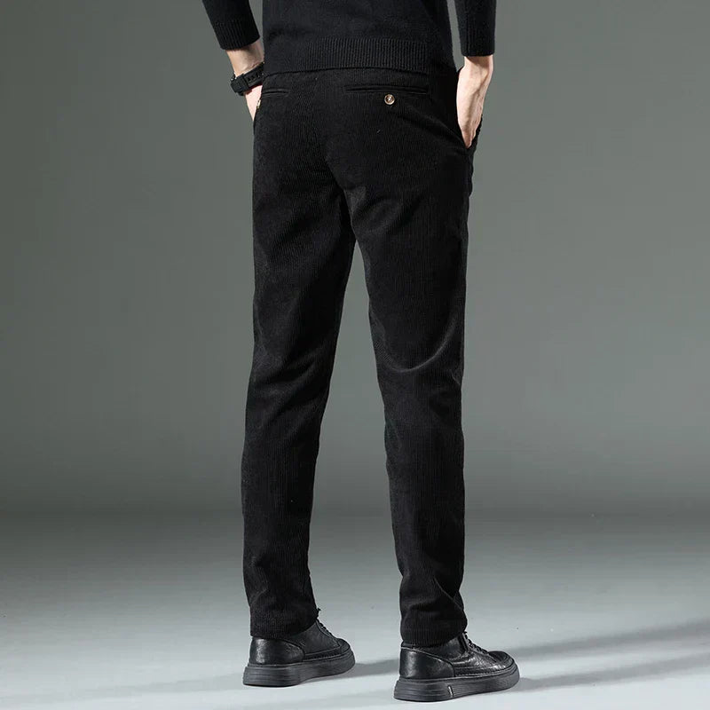 NICHOLAS | MEN'S RIBBED TROUSERS - Echelon Lifestyle