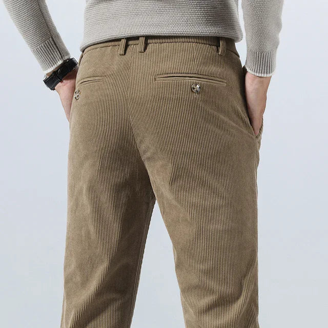 NICHOLAS | MEN'S RIBBED TROUSERS - Echelon Lifestyle
