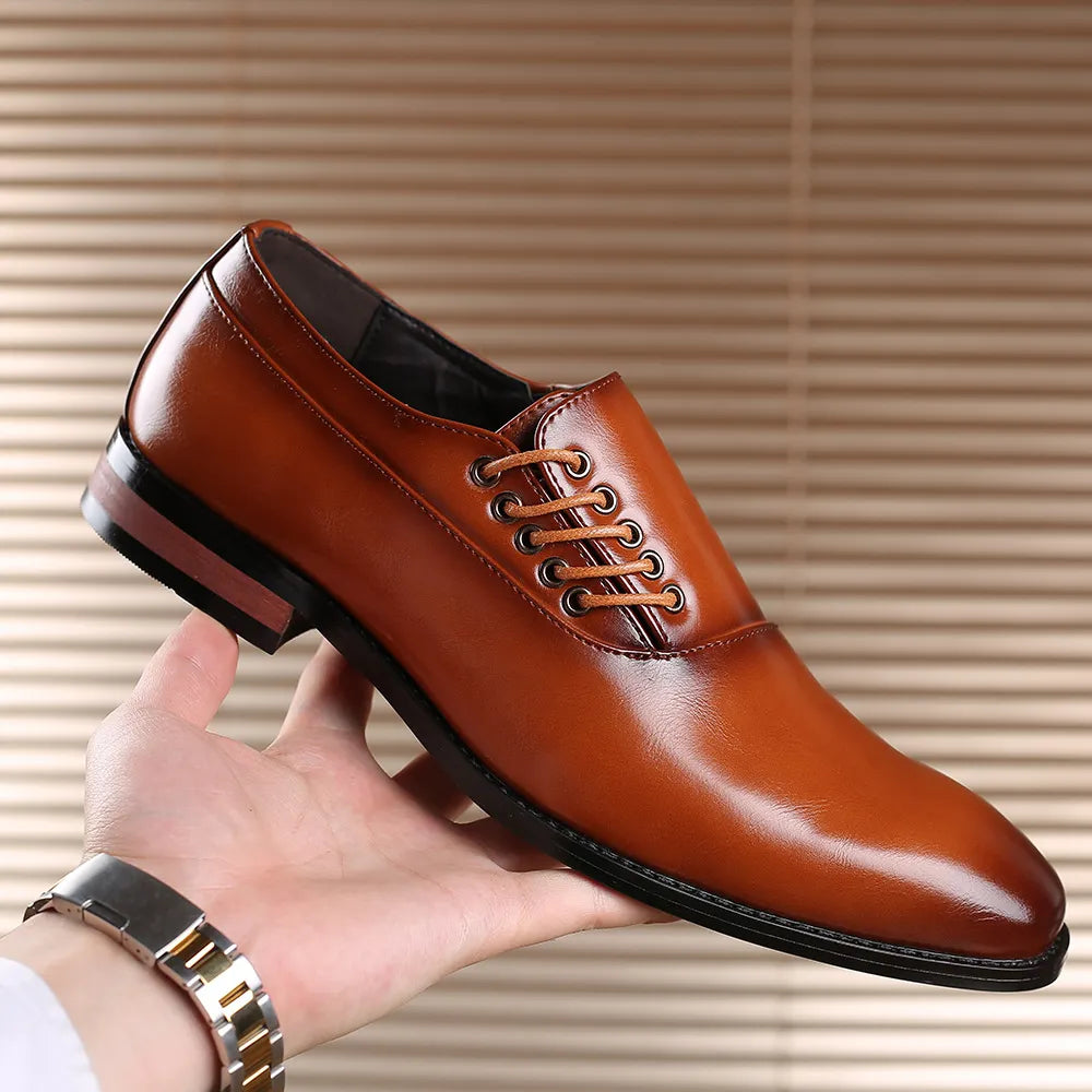 Bertolini Genuine Leather Oxford Shoes - Echelon Lifestyle