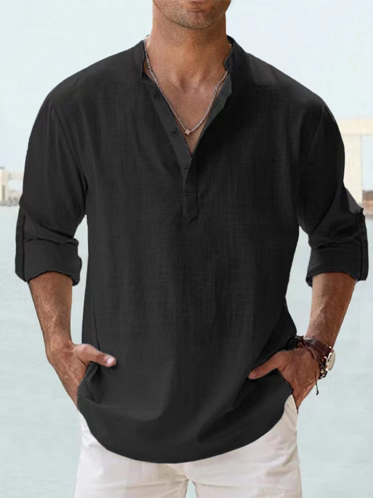 Kevin | Linen Shirt (Buy One, Get One Free) - Echelon Lifestyle