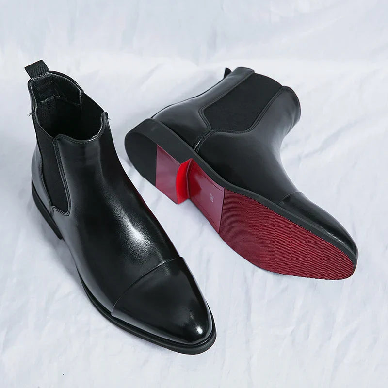 Vincent | Genuine leather Chelsea boots - Echelon Lifestyle